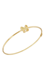 John Lewis IBB 9ct Yellow Gold Rainbow Butterfly Bangle- Buy online at McGrocer