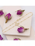 IBB gold bracelet rainbow butterfly charm 9ct - British product