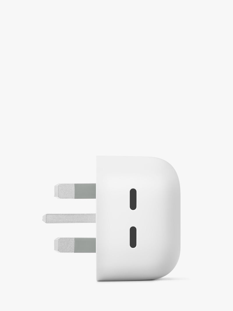 Google Pixel 67W dual port charger Snow, UK version