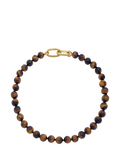 Monica Vinader beaded tiger's eye necklace 43cm, UK version