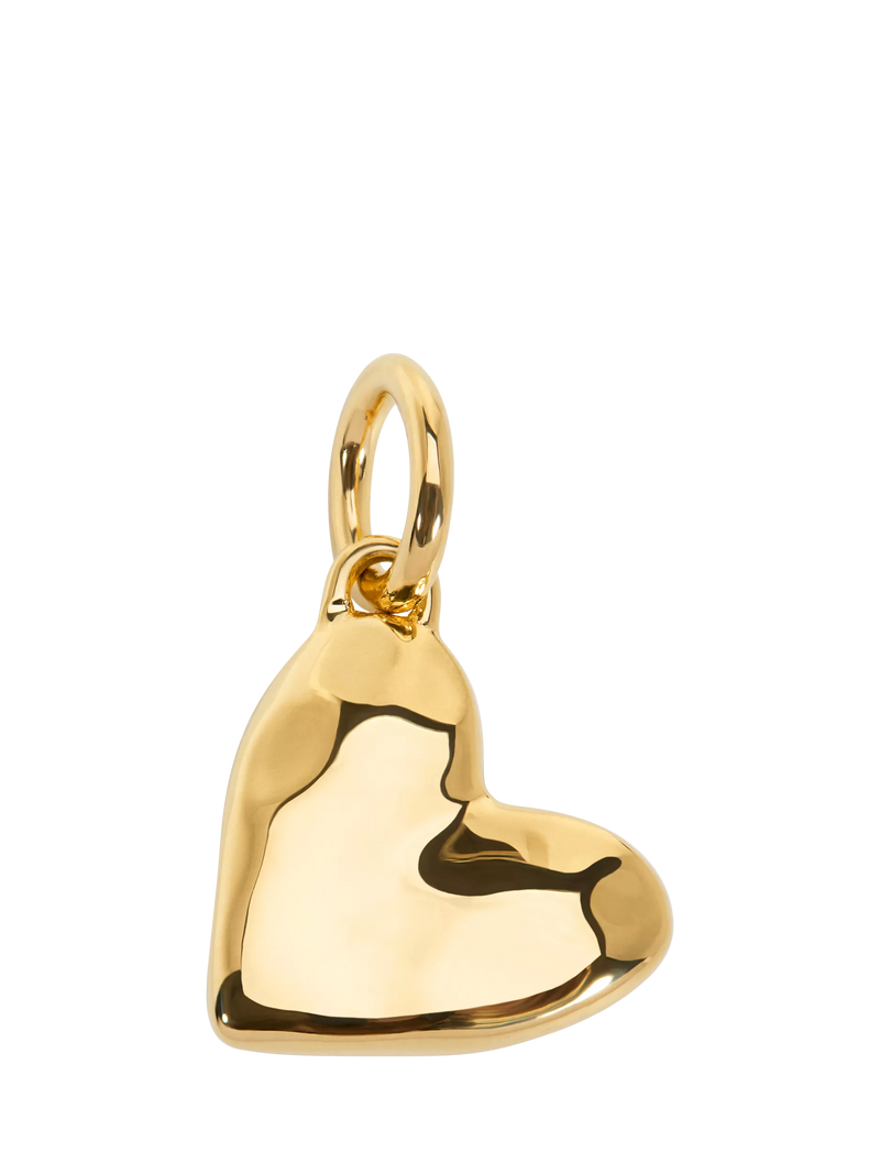 Monica Vinader Molten Heart gold vermeil pendant (British brand)