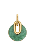 Monica Vinader Kate Young aventurine pendant green, imported from the UK