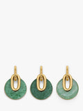 Monica Vinader Kate Young aventurine pendant green, imported from the UK
