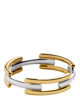 John Lewis Monica Vinader Signature Stack Ring Gold and Silver- Buy online at McGrocer