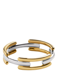 Monica Vinader Signature Stack Ring gold and silver (British brand)