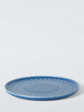 John Lewis stoneware dinner plate blue 27cm (British brand)