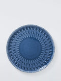 John Lewis stoneware side plate 21.5cm blue (British brand)
