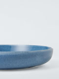 John Lewis modern rustic stoneware pasta bowl 24cm blue, UK version