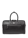 Aspinal of London Connaught leather flight bag black (British brand)