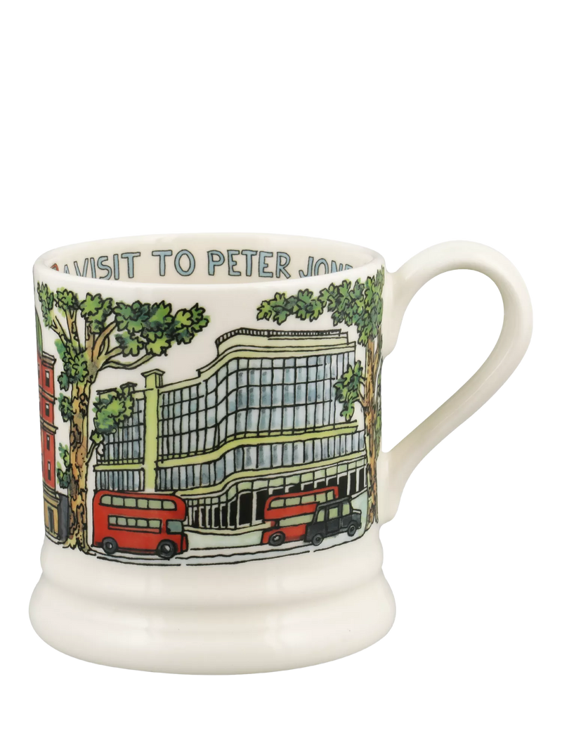 Emma Bridgewater Peter Jones anniversary earthenware mug 300ml (British brand)