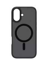 John Lewis QDOS Hybrid Drop Soft Touch Case for iPhone 17, Black/Frosted- Buy online at McGrocer