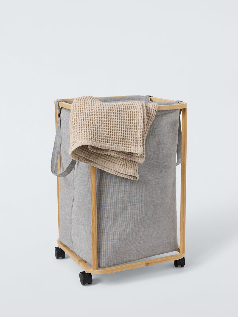 John Lewis rolling laundry hamper grey 67L, UK version