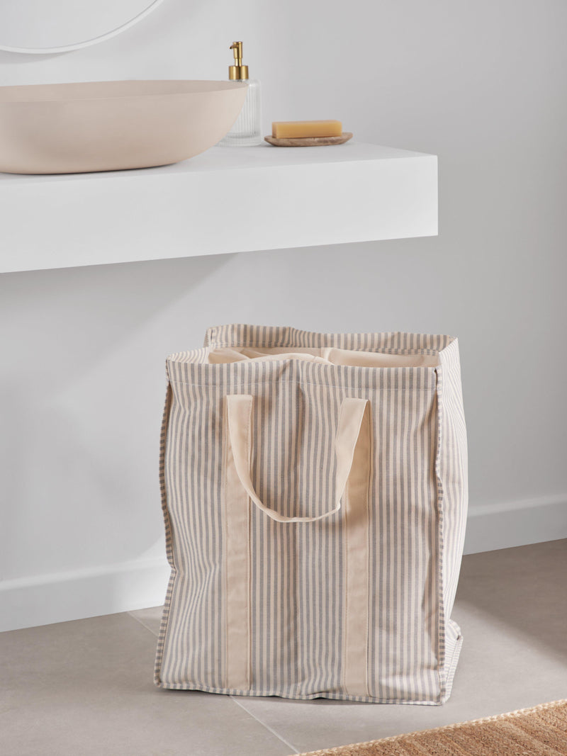 John Lewis double laundry bag grey - British product
