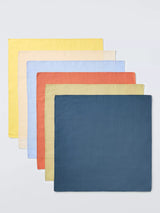 John Lewis John Lewis Colourblock Muslin Squares, Pack of 6, Multi- Buy online at McGrocer
