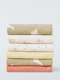 John Lewis muslin squares pack of 6 70x70cm - British product