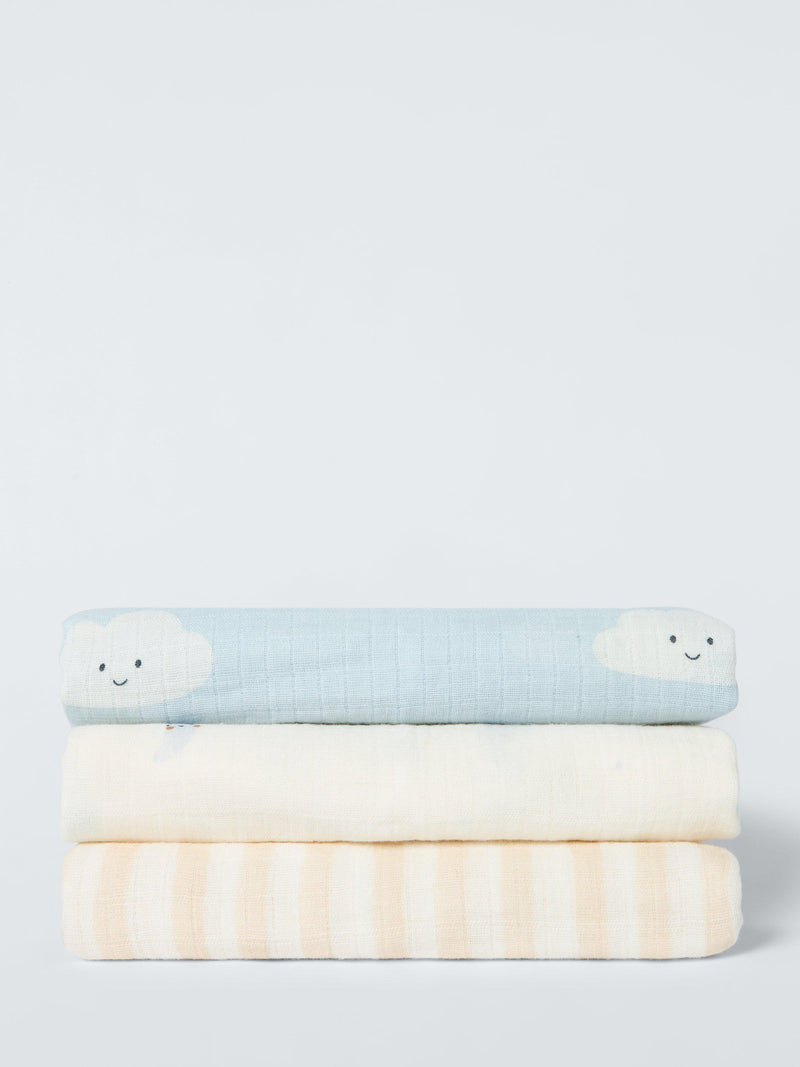 John Lewis Daydream Moon large muslin squares 100x100cm (British brand)