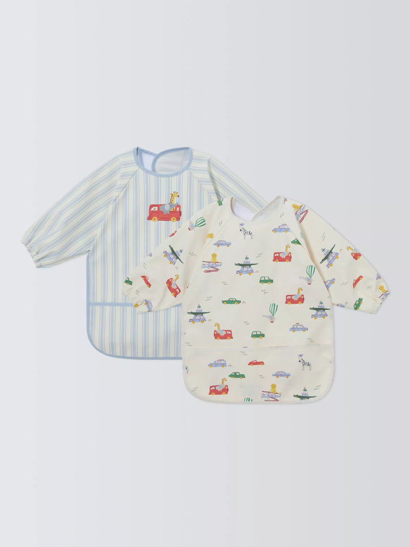 John Lewis multi weaning bibs pack of 2 (British brand)