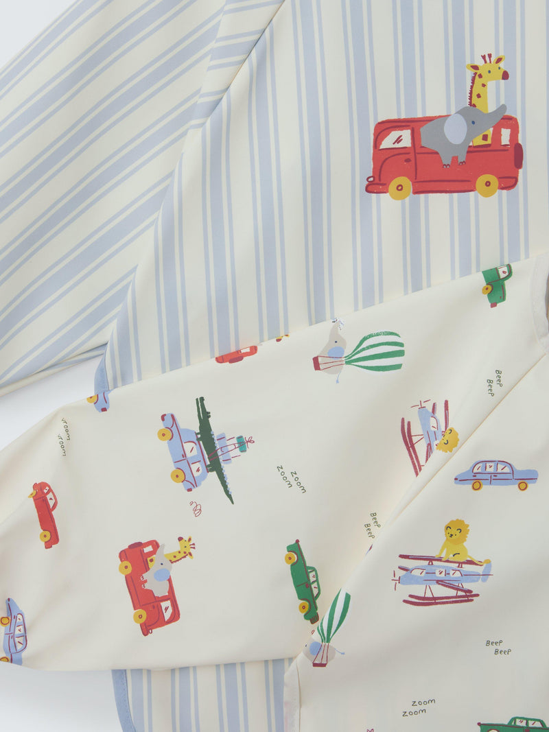 John Lewis multi weaning bibs pack of 2 (British brand)