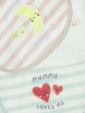 John Lewis Daydream Moon round bibs pack of 3, imported from the UK