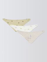 John Lewis John Lewis Eden Safari Soft Dribble Bibs Pack of 3- Buy online at McGrocer