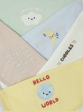 John Lewis round baby bibs moon pattern pack of 5 (British brand)
