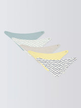 John Lewis John Lewis Waves Dribble Baby Bibs, Pack of 5- Buy online at McGrocer