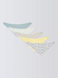 John Lewis dribble bibs pack of 5 100% cotton (British brand)