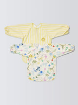 John Lewis John Lewis Eden Safari Bold Weaning Bibs, Pack of 2, Multi- Buy online at McGrocer