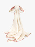 Jellycat Blossom Bunny Blankie cream comfort blanket (British brand)