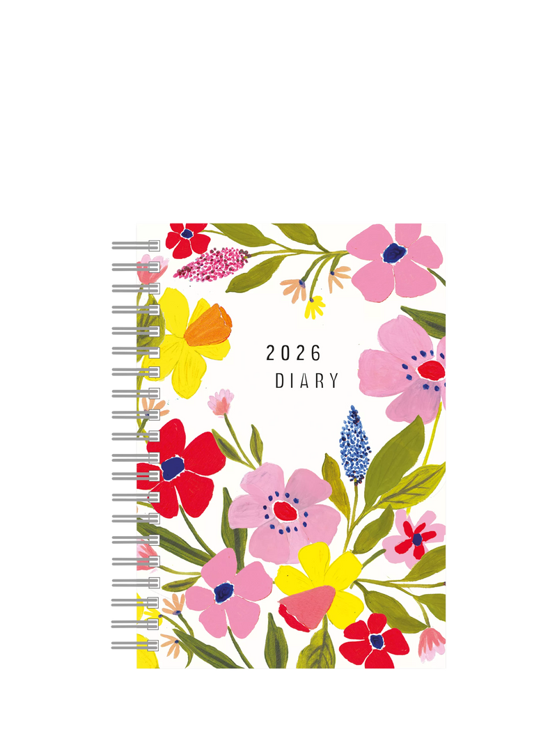 Caroline Gardner Floral Posie A5 diary, imported from the UK