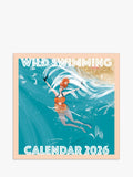 Wild Swimming 2026 Illustrated Wall Calendar