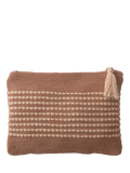 The Small Home stripe pouch bag multi natural (British brand)