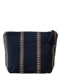 The Small Home blue pinstripe wash bag - British product