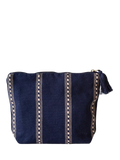 The Small Home blue pinstripe wash bag - British product