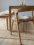 The Small Home sheepskin seat pad natural - British product