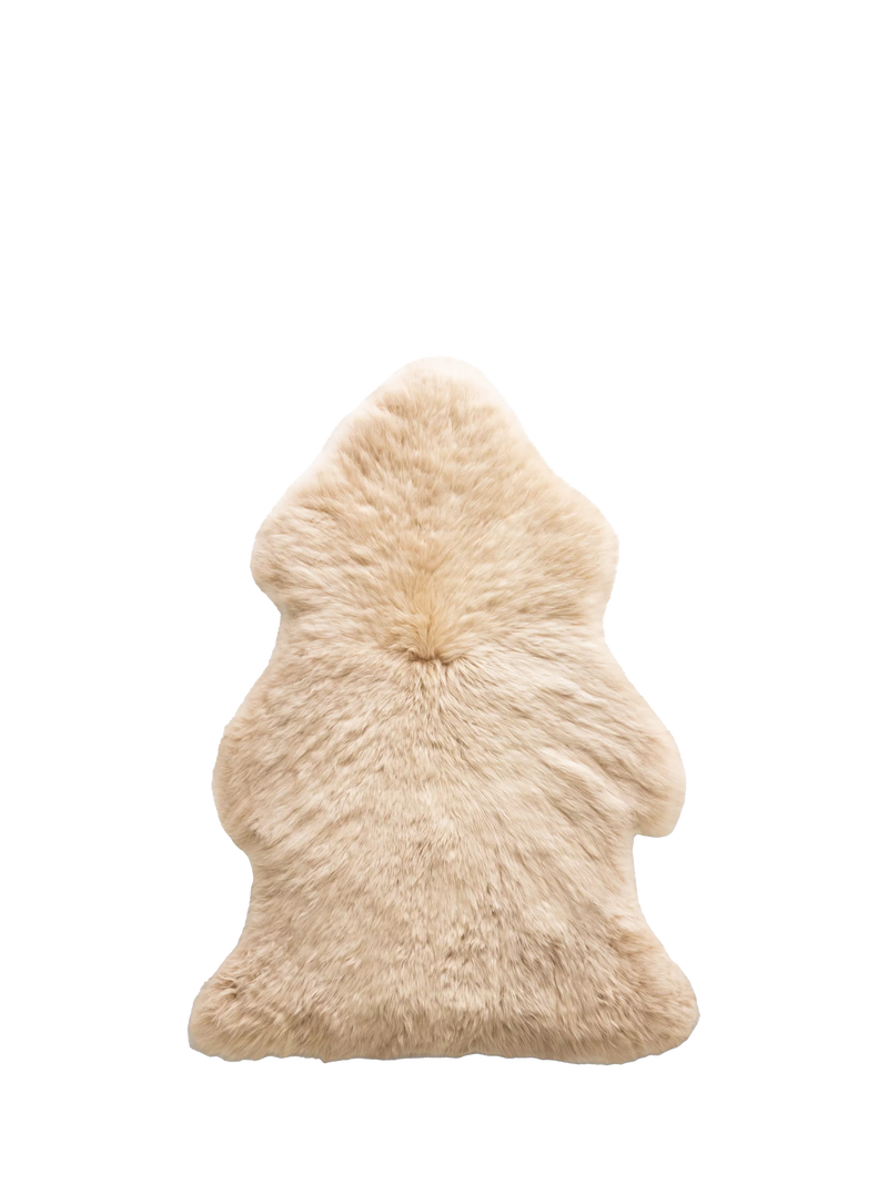 The Small Home natural sheepskin rug 60x95cm, UK version