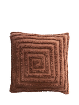 John Lewis The Small Home Tufted Spiral Cushion, Mocha- Buy online at McGrocer