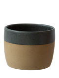 The Small Home stoneware coffee cups set of 2 Rose/Carbon (British brand)