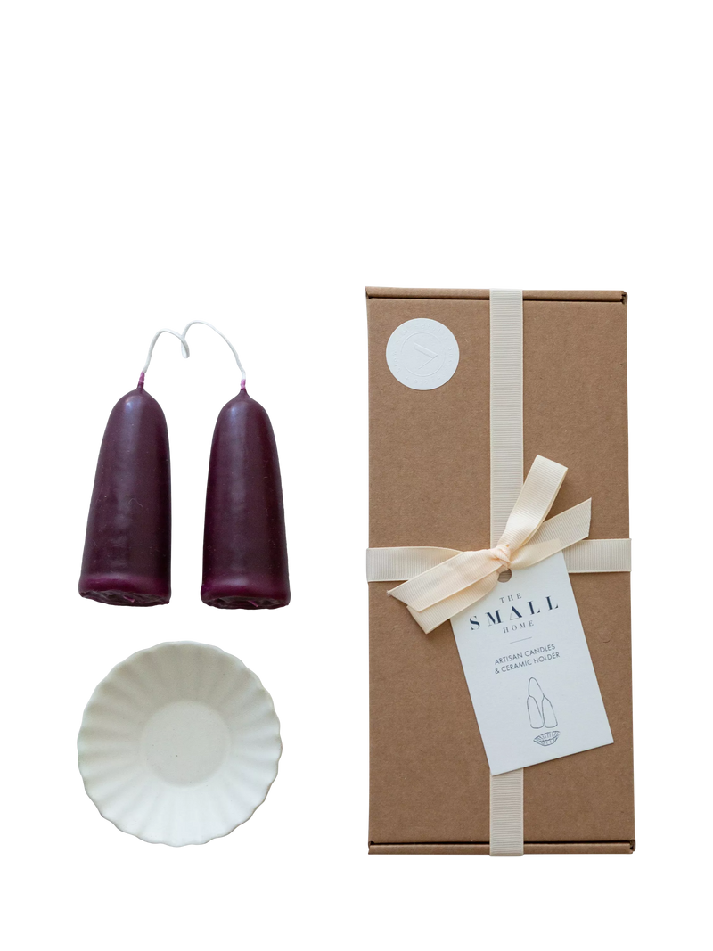 The Small Home candle and holder gift set multi, UK version