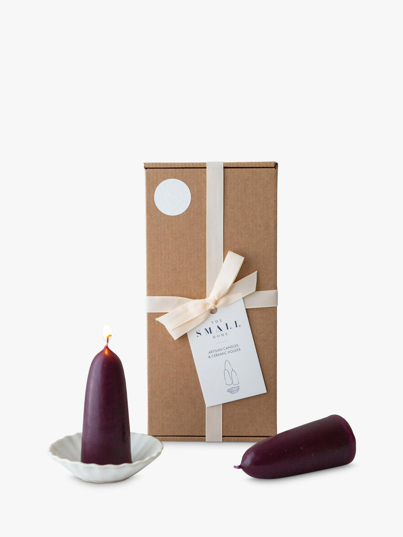 The Small Home candle and holder gift set multi, UK version