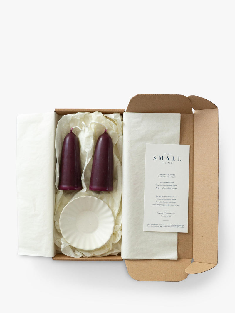 The Small Home candle and holder gift set multi, UK version