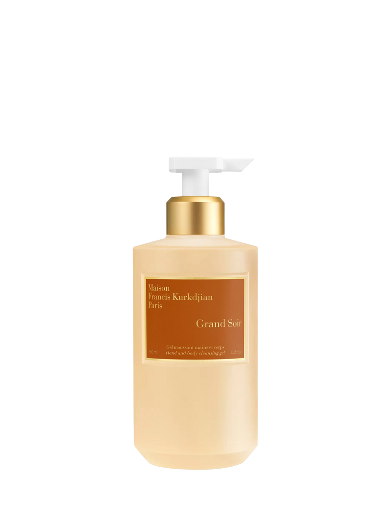 Maison Francis Kurkdjian Grand Soir hand and body cleansing gel 350ml, imported from the UK
