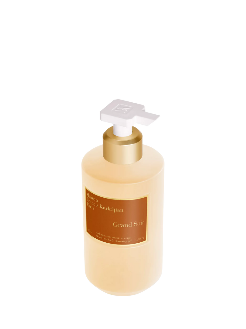 Maison Francis Kurkdjian Grand Soir hand and body cleansing gel 350ml, imported from the UK