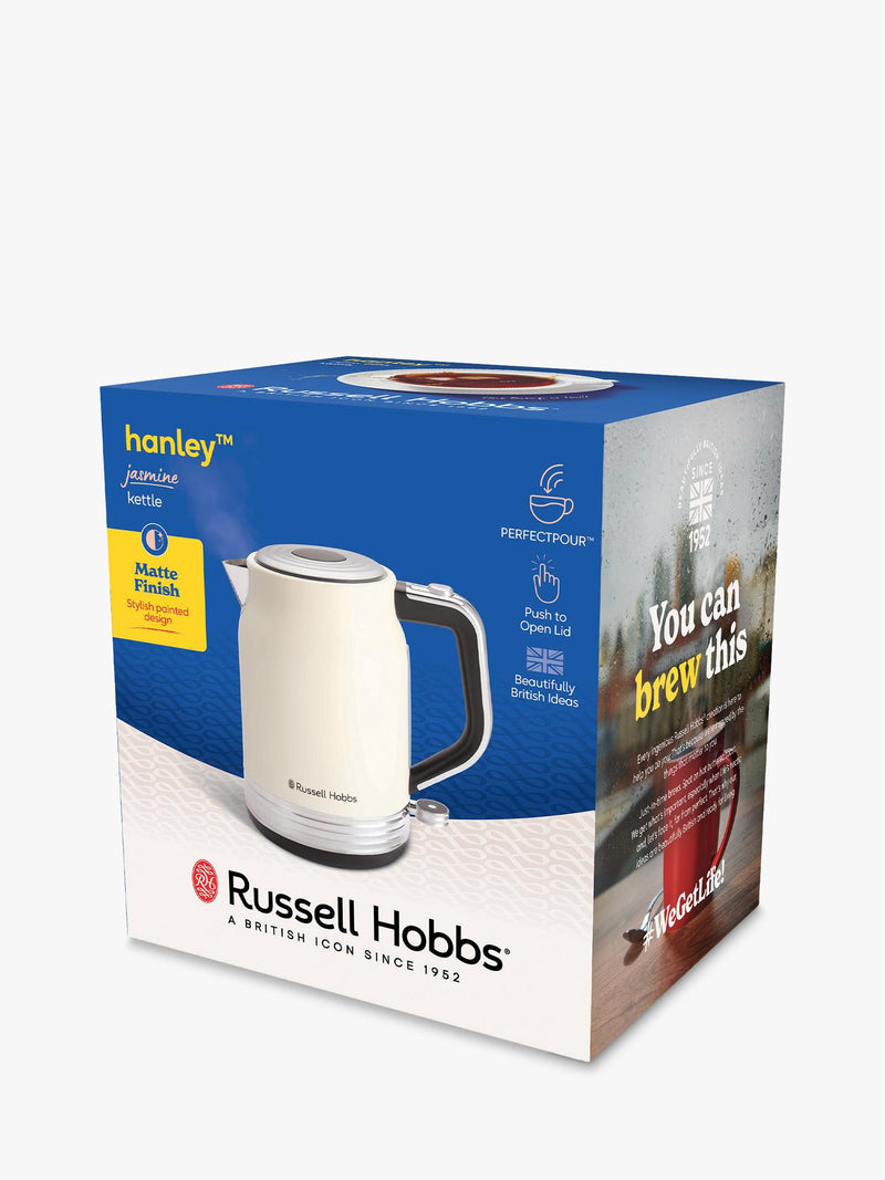 Russell Hobbs Hanley Kettle Jasmine White 1.7L (British brand)