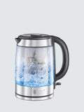 Russell Hobbs Glass Kettle Silver 1L, imported from the UK