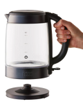 Russell Hobbs glass electric kettle 1.7L black, UK version
