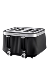 John Lewis Russell Hobbs Brontë 4 Slice Toaster Black- Buy online at McGrocer