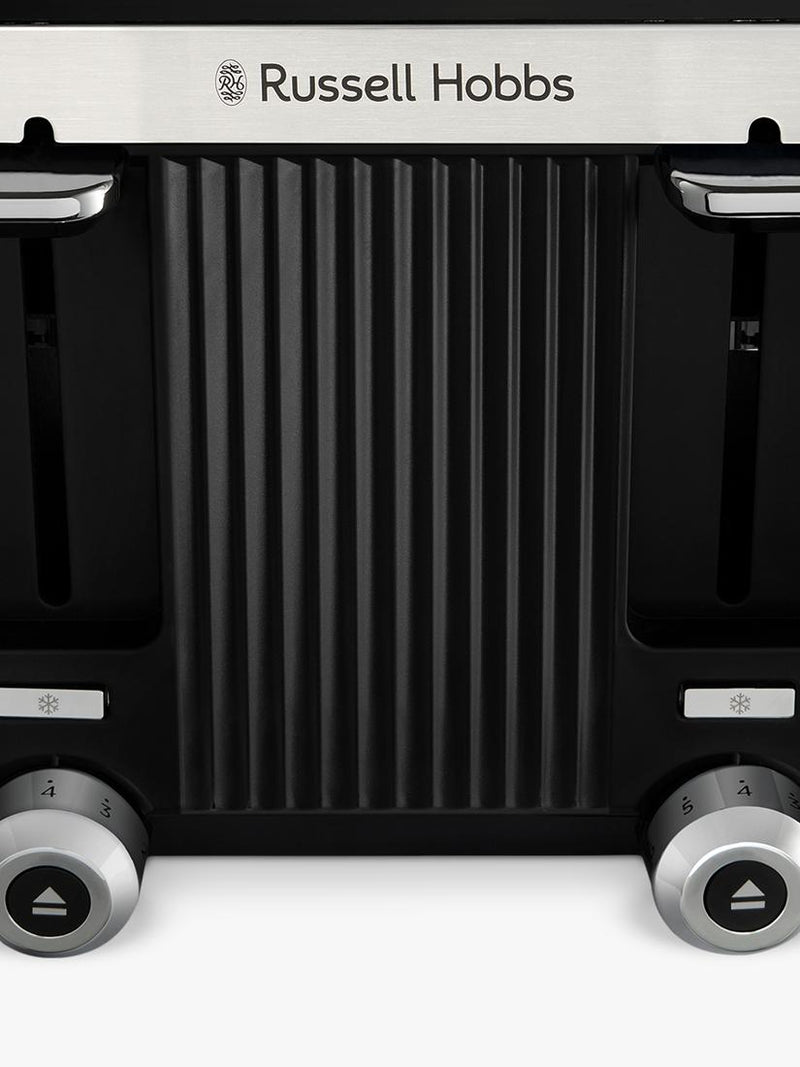 Russell Hobbs Brontë 4 slice toaster black, imported from the UK