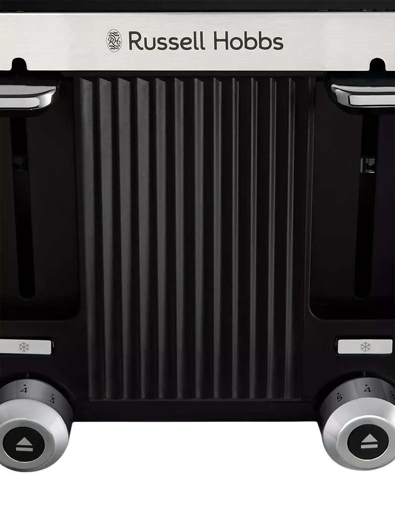 Russell Hobbs Brontë 4 slice toaster black, imported from the UK