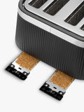 Russell Hobbs Brontë 4 slice toaster black, imported from the UK